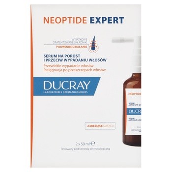 Ducray Neoptide, serum na porost i przeciw wypadaniu włosów, 50 ml x 2 butelki