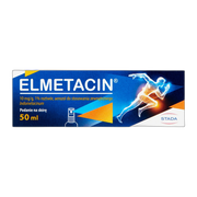 Elmetacin 1%, 10 mg/g, aerozol do stosowania zewnętrznego, 50 ml