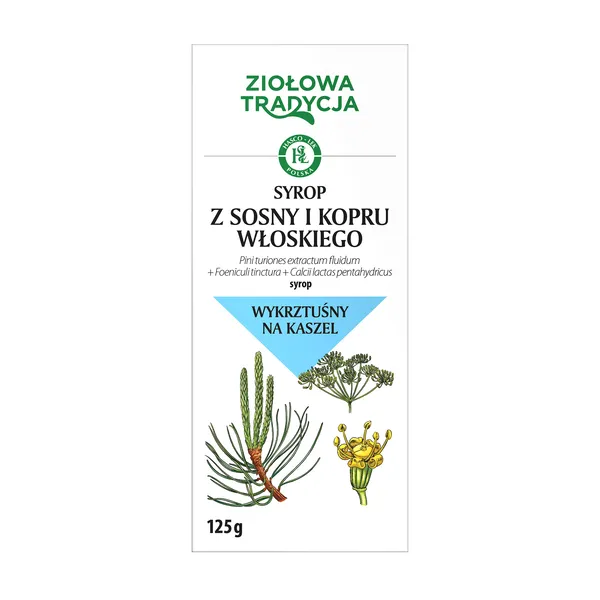 Syrop z sosny i kopru włoskiego 125g [Ziołowa Tradycja]