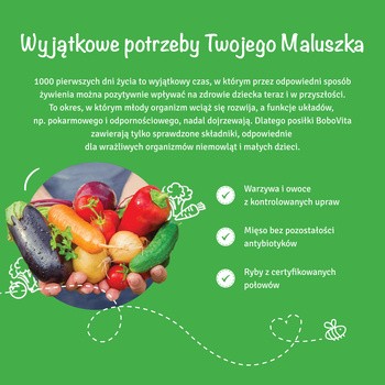 BoboVita Masza i Niedźwiedź, truskawki i wiśnie z bananem, 100 g