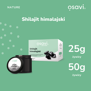 Osavi Shilajit Himalajski - żywica, proszek, 50 g