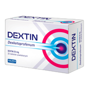Dextin, 25 mg, tabletki powlekane, 30 szt.