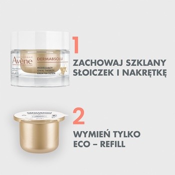 Avene DermAbsolu, krem na dzień modelujący owal twarzy, refill, 50 ml