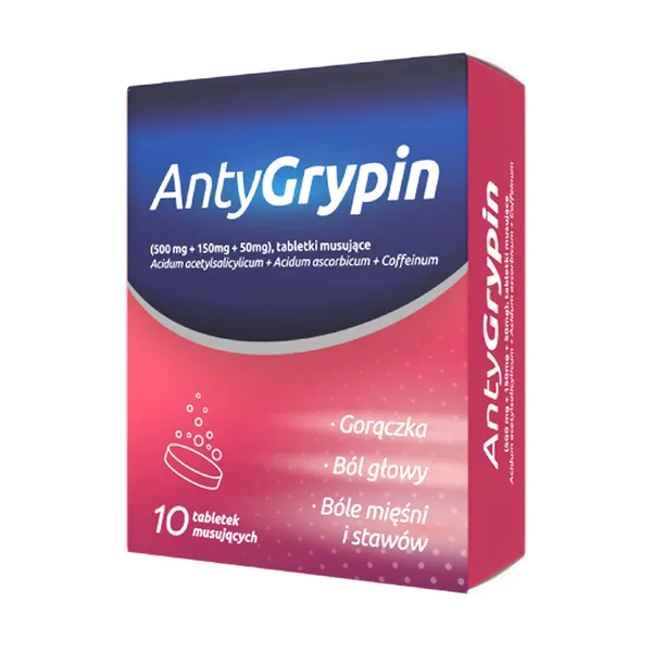 AntyGrypin tabletki musujące 10 szt. [AntyGrypin]