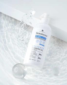 Seboradin Hydroderm, żel do mycia ciała i twarzy, 400 ml