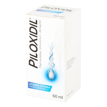 Piloxidil, 2%, płyn na skórę głowy, 60 ml
