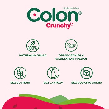 Colon Crunchy, proszek, smak truskawkowy, 150 g