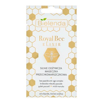 Bielenda, Royal Bee Elixir, silnie odżywcza maseczka przeciwzmarszczkowa, 8 g