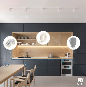 Sipo, piankowa taśma zabezpieczająca, 2 metry, kolor kremowy, 1 szt.