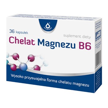 Chelat Magnezu B6, kapsułki, 36 szt.