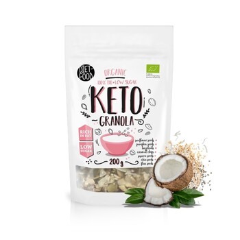 Diet-Food, Bio Granola Keto, 200 g
