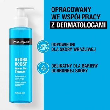 Neutrogena Hydro Boost, nawadniający żel do mycia twarzy, 200 ml