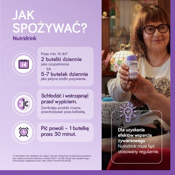 Nutridrink, smak waniliowy, płyn, 4 x 125 ml