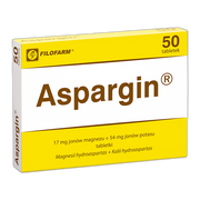 Aspargin, 250 mg 250 mg, tabletki, 50 szt. (Filofarm)