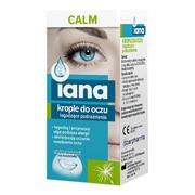 Iana Calm, łagodzące podrażnienia krople do oczu, 10 ml        