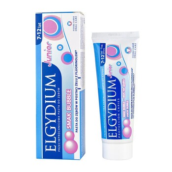 Elgydium Junior Bubble, pasta do zębów, 7-12 lat, 50 ml