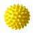 Qmed Massage Balls, piłeczka rehabilitacyjna z kolcami, średnica 8 cm, żółta, 1 szt.