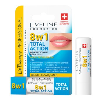 Eveline Lip Therapy Professional 8w1 Total Action, skoncentrowane serum do ust, 0,2 g