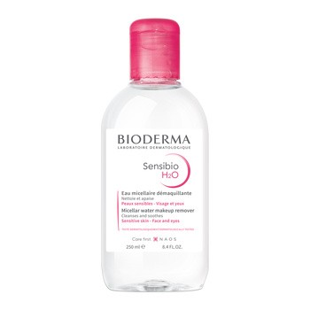 Bioderma Sensibio H2O, płyn micelarny do oczyszczania i demakijażu skóry wrażliwej, 250 ml