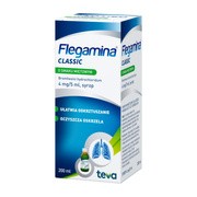 Flegamina o smaku miętowym, 4 mg / 5 ml, syrop, 200 ml
