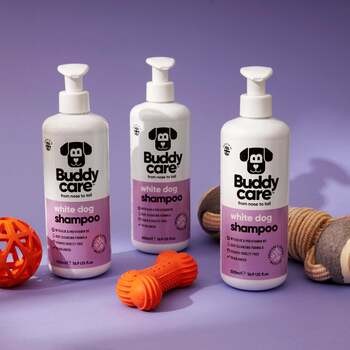 Buddycare, szampon dla psów, biały pies, 500 ml