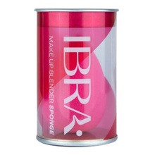 Ibra Makeup Blender Sponge, gąbeczka do makijażu, różowa, 1 szt.