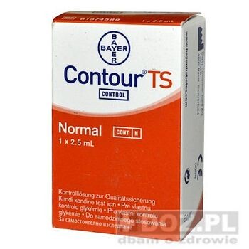 Roztwór kontrolny, Contour TS normalny, 2,5 ml, 1 szt.