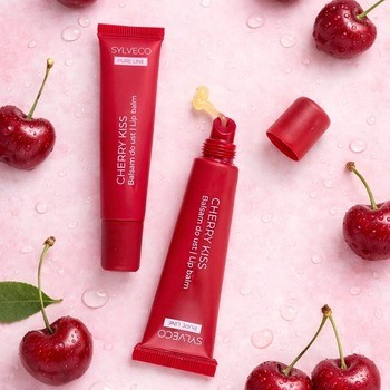 Sylveco Pure Line, balsam do ust, Cherry Kiss, 15 ml