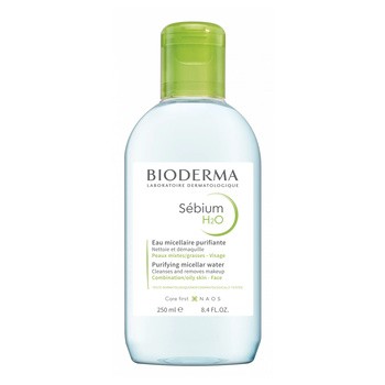 Bioderma Sebium H2O, woda micelarna dla skóry mieszanej i tłustej, 250 ml
