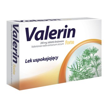 Valerin forte, 200 mg, tabletki drażowane, 60 szt