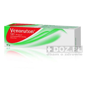 Venoruton Gel, (20 mg/g), żel, 40 g (import równoległy, InPharm)