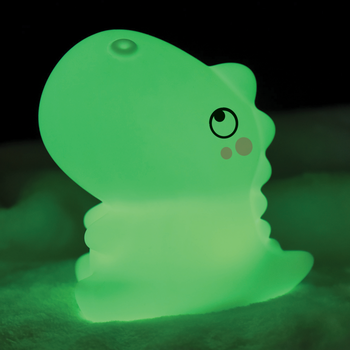 InnoGIO, Silikonowa lampka nocna dla dzieci dinozaur GIOdino, 1 szt.
