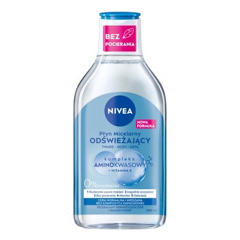 Nivea MicellAIR, płyn micelarny 5w1, cera normalna i mieszana, 400 ml