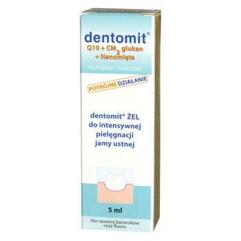 Dentomit, żel do pielęgnacji jamy ustnej, 5 ml