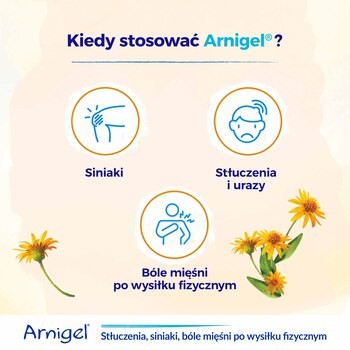 Arnigel żel na stłuczenia, siniaki i ból mięśni, 120 g