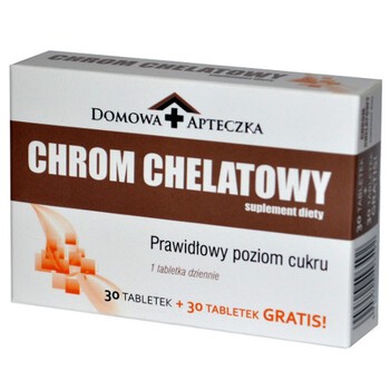 Chrom Chelatowy, tabletki, 30 szt. + 30 szt.