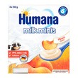 Humana Milk Minis Deserek, jogurtowy o smaku brzoskwiniowym, 6 m+, 4 x 100 g