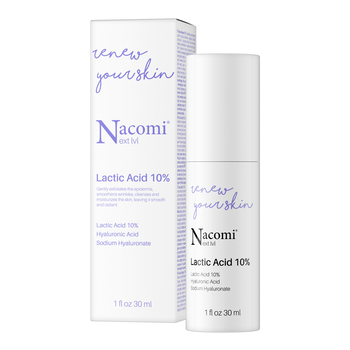 Nacomi Next LVL, kwas mlekowy 10%, 30 ml