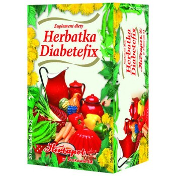 Herbatka Diabetefix, fix, 2 g, 20 szt. (Herbapol Kraków)
