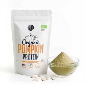 Diet-Food, Organic Pumpkin Protein, białko z pestek dyni, 200 g
