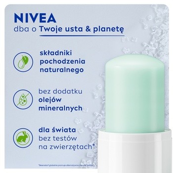 Nivea Caring Scrub, peeling do ust, Aloe Vera+Vit.E, 4,8g