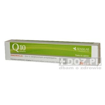 Sensilab Q10 Sensitive, pasta do zębów, 75 ml