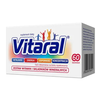 Vitaral multiwitaminy i minerały 60 tabletek [JELFA]