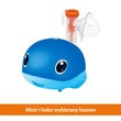 Pombo, inhalator pneumatyczny dla dzieci, (model WHB04), różowy/niebieski, 1 szt.
