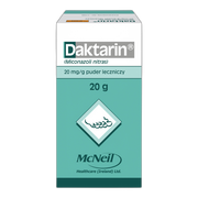 Daktarin, puder leczniczy, (20 mg/g), 20 g