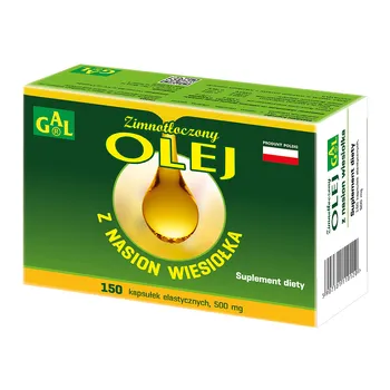 Olej z nasion wiesiołka 500 mg 150 kapsułek [GAL]