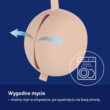 Lovi, silikonowe etui na smoczek, Nude, 1 szt.