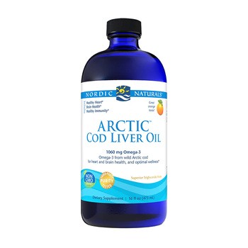 Nordic Naturals, Arctic Cod Liver Oil 1060 mg Orange, płyn, 473 ml