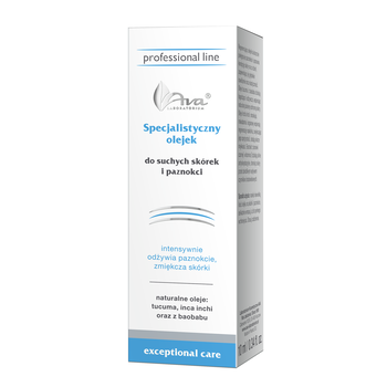 AVA Professional Line, olejek do suchych skórek i paznokci, 10 ml