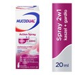Mucodual Action, spray 2w1, kaszel + gardło, 20 ml